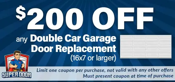$200 off new garage door in Livonia, Michigain